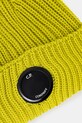 Akcesoria C.P. Company czapka wełniana 19CMAC739A005509A żółty