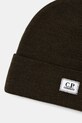 Akcesoria C.P. Company czapka wełniana 19CMAC305A005509A zielony