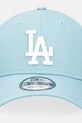 New Era czapka z daszkiem bawełniana 0 60691387 turkusowy AW25