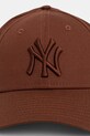 New Era czapka z daszkiem bawełniana 0 60691396 brązowy AW25