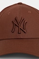 New Era șapcă de baseball din bumbac 60691396 maro AW25
