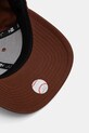 New Era czapka z daszkiem bawełniana 0 brązowy 60691396