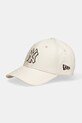 New Era czapka z daszkiem bawełniana aplikacja beżowy 60691405