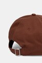 Akcesoria New Era czapka z daszkiem bawełniana 60691406 brązowy