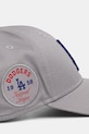 New Era czapka z daszkiem bawełniana 0 60691275 szary AW25