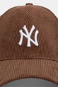 New Era czapka z daszkiem bawełniana 0 60691054 brązowy AW25