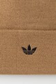Akcesoria adidas Originals czapka Adicolor Cuff JW1115 brązowy