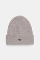 adidas Originals czapka Adicolor Cuff aplikacja szary JW1116