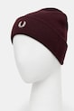 Шапка с шерстью Fred Perry C8161 бордо AW25