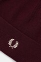 Akcesoria Fred Perry czapka z wełną C8161 bordowy