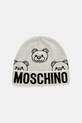 Moschino căciulă de lână cu modele bej M3321.65443