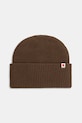 Fjallraven czapka wełniana gruba brązowy F12100006