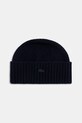 Lacoste czapka wełniana Planet friendly granatowy RB4163
