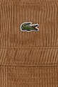 Lacoste kapelusz sztruksowy brązowy RK2934