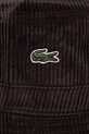 Lacoste kapelusz sztruksowy brązowy RK2934