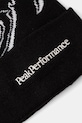 Peak Performance czapka z dodatkiem wełny G79880 czarny AW25