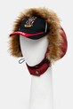 Martine Rose czapka z daszkiem Parka Cap bawełna bordowy 1215WO18102