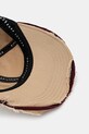 Martine Rose czapka z daszkiem bawełniana Roll Back beżowy 1168WP13716