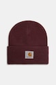 Carhartt WIP czapka Acrylic Watch Hat pozostałe bordowy I020222.33KXX