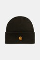 Carhartt WIP czapka Chase Beanie gładkie zielony I026222.3CBXX