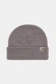 Carhartt WIP czapka Stratus Hat Low gładkie szary I025741.2LRXX