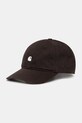 Бавовняна бейсболка Carhartt WIP Madison Logo Cap бавовна коричневий I023750.39GXX