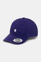 Carhartt WIP czapka z daszkiem bawełniana Madison Logo Cap bawełna fioletowy I023750.39FXX