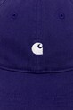Carhartt WIP czapka z daszkiem bawełniana Madison Logo Cap I023750.39FXX fioletowy AW25
