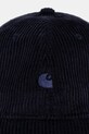Carhartt WIP czapka z daszkiem bawełniana Harlem Cap I026890.0FHXX granatowy AW25