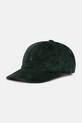 Джинсова шапка с козирка Carhartt WIP Harlem Cap изчистен зелен I026890.39OXX