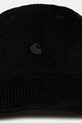 Carhartt WIP șapcă de baseball din catifea Harlem Cap I026890.00EXX negru AW25
