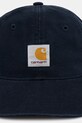 Carhartt WIP czapka z daszkiem bawełniana Selby Canvas Cap I035414.J006 granatowy AW25