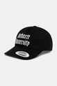Pamučna kapa sa šiltom Carhartt WIP Schooling Cap natpis crna I035629.K02XX