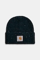 Carhartt WIP czapka z dodatkiem wełny Anglistic Beanie melanż turkusowy I013193.3ARXX