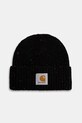Шапка с вълна Carhartt WIP Anglistic Beanie средно дебел черен I013193.3AUXX
