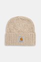 Carhartt WIP czapka z dodatkiem wełny Kyloe Beanie melanż beżowy I035451.3DAXX