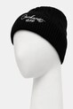 Carhartt WIP czapka z dodatkiem wełny Signature Cable Beanie I035464.1T8XX czarny AW25