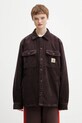 Carhartt WIP kurtka bawełniana Whitsome Shirt Jac I028827.33HXX fioletowy AW25