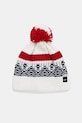 Eisbar czapka z dodatkiem wełny Norrak Pompon MÜ średniej grubości biały E30982