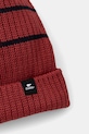 Eisbar czapka z dodatkiem wełny Reni Striped OS MÜ E31017 czerwony AW25