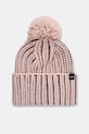 Eisbar czapka z dodatkiem wełny Ronda Pompon MÜ gruba różowy E30977