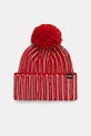 Eisbar pălărie din amestec de lână Ronda Pompon MÜ cu modele rosu E30977
