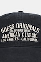 Guess Originals czapka z daszkiem bawełniana M5BZ13.W4230 czarny AW25
