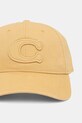 Coach czapka bejsbolówka bawełniana 29CCN89 żółty SS26