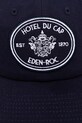 Sporty & Rich czapka z daszkiem bawełniana Eden Crest AC04060621BL106 granatowy AW25