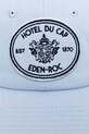 Sporty & Rich czapka z daszkiem bawełniana Eden Crest AC04060621BL90 niebieski AW25
