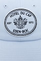 Sporty & Rich czapka z daszkiem bawełniana Eden Crest AC04060621BL90 niebieski AW25