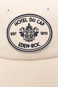 Sporty & Rich czapka z daszkiem bawełniana Eden Crest AC04060621CR01 beżowy AW25