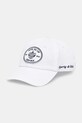 Sporty & Rich czapka z daszkiem bawełniana Eden Crest bawełna biały AC04060621WH01