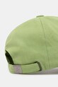 Akcesoria Café Kitsuné czapka z daszkiem bawełniana CKNU06102WW0096 zielony